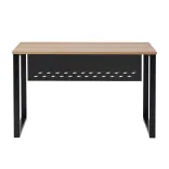 Escritorio Tipo C Sencillo con Faldón Negro