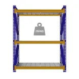 Estante Industrial 250kg 200X164X60 2