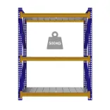 Estante Industrial 500kg 200X214X80 1