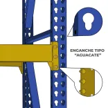 Estante Industrial para llantas 200x180x50 2