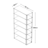 Estante para Archivo Cajas X200 3