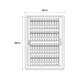 Folderama Metálico de 160 cms 1