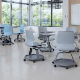 Silla Universitaria con Ruedas Campus 6