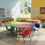 Juego De Mesa con Silla Infantil Sin Portalibros 1