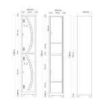 Locker Metálico 2 Puestos 5