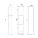 Locker Metálico 3 Puestos 5