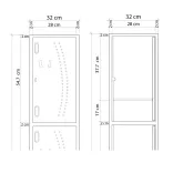 Locker Metálico 9 Puestos 180 cms 4