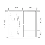 Locker Metálico 9 Puestos 200 cm 4
