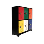 Locker Metálico Infantil 6 Puestos