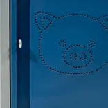 Locker Metálico Infantil Apilable 2