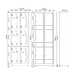 Locker Metálico Neo 6 Puestos Vertical 4