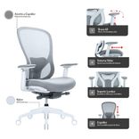 Silla Gerencial Oslo Gris 4