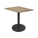 Mesa Delta Cuadrada Base Pintada