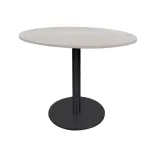 Mesa Delta Redonda Base Pintada