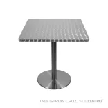Mesa En Acero Cuadrada