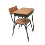 Pupitre Unipersonal en Madera con Silla 1