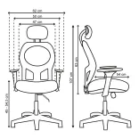 Silla de Escritorio Australia con Cabecero 3