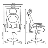 Silla de Escritorio Cairo Presidente 4