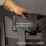 Silla de Escritorio Nairobi con Cabecero Cromo 2