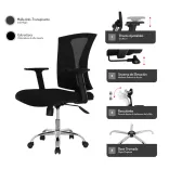 Silla de Escritorio Praga Cromo 4