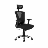 Silla de Escritorio Shanghái con Cabecero Cromo