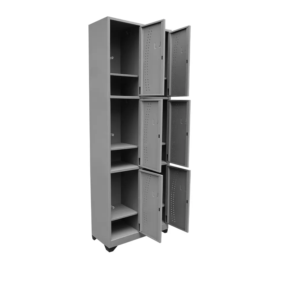 Locker Metálico 6 Puestos Vertical 200 cm 3