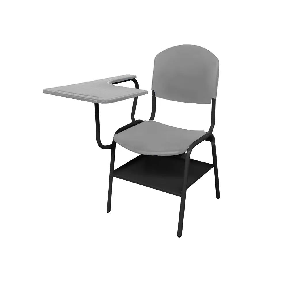 Silla Universitaria Adulto - Negro - Gris 2