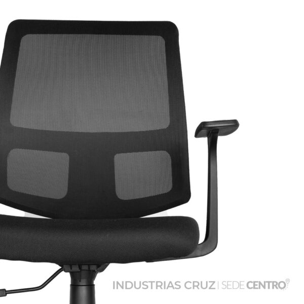 silla operativa rusia en color negro industrias cruz centro