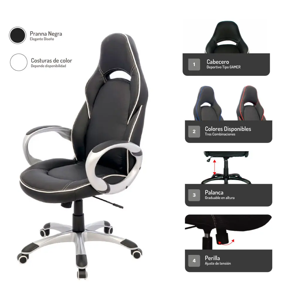 Silla de Escritorio McLaren 3