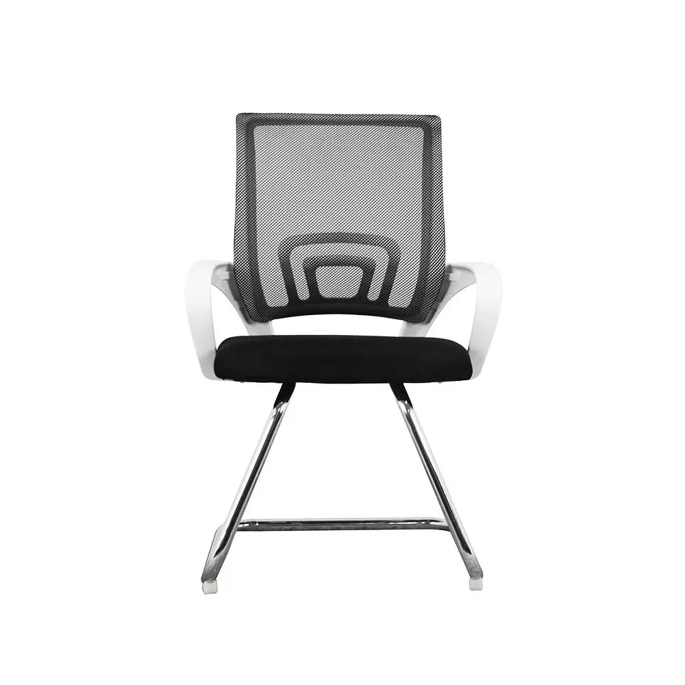 Silla fija Atlanta blanca para oficina o espacio de trabajo