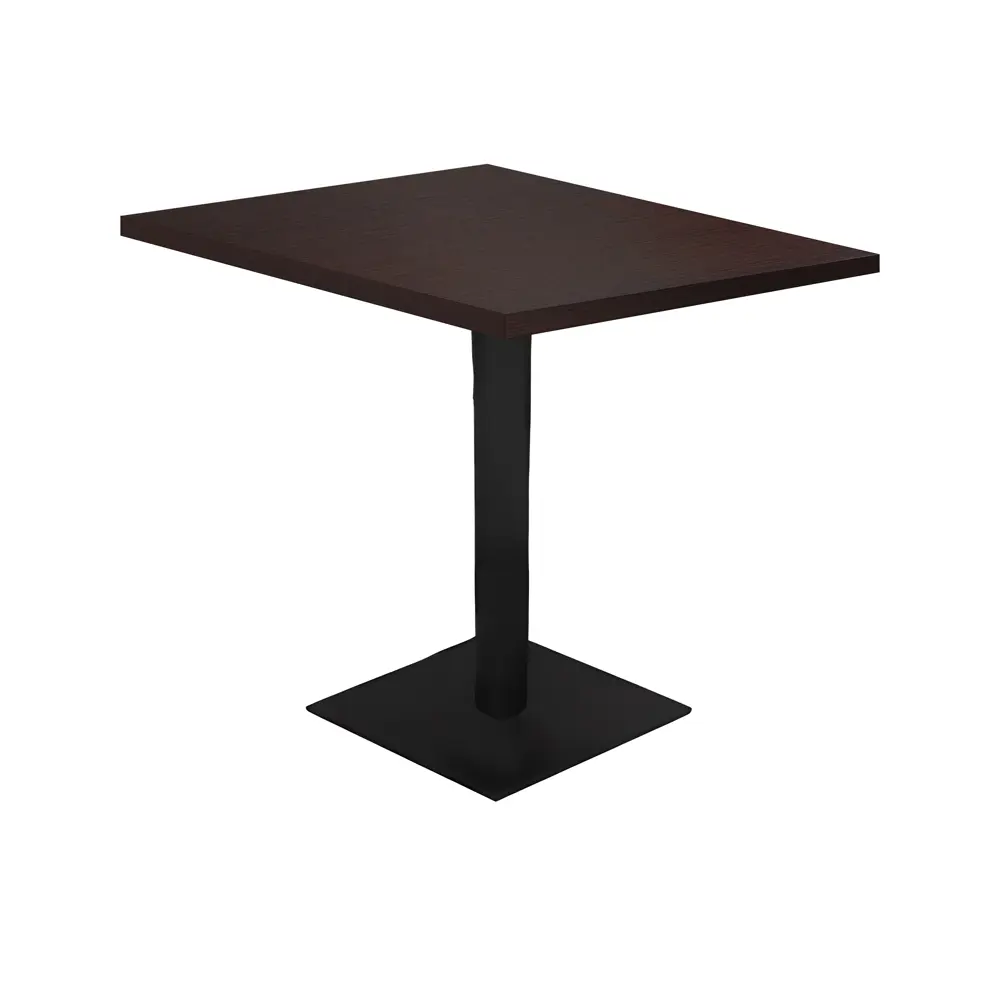 Mesa Kappa Cuadrada Base Pintada - Wengue 2