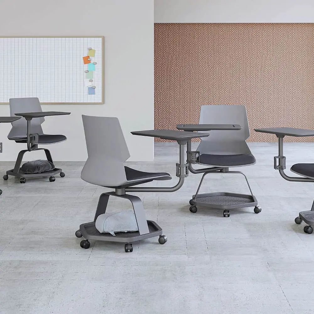 Silla Universitaria con Ruedas Campus 0